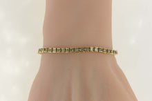 Load image into Gallery viewer, 14K 3.00 Ctw Diamond Classic Simple Tennis Bracelet 7.75&quot; Yellow Gold