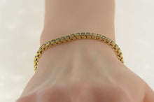 Load image into Gallery viewer, 14K 3.00 Ctw Diamond Classic Simple Tennis Bracelet 7.75&quot; Yellow Gold