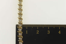 Load image into Gallery viewer, 10K 2.75 Ctw Classic Diamond Wavy Link Tennis Bracelet 7.5&quot; Yellow Gold
