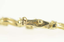 Load image into Gallery viewer, 14K 0.50 Ctw Diamond Classic Wave Link Tennis Bracelet 7&quot; Yellow Gold