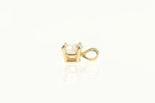 Load image into Gallery viewer, 14K 0.84 Ct Solitaire Round Brilliant Diamond Pendant Yellow Gold