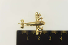 Load image into Gallery viewer, 14K 3D Articulated Opening Plane With Passengers Charm/Pendant Yellow Gold