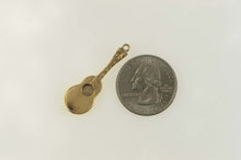 Load image into Gallery viewer, 14K 3D Ornate Classical Guitar Music Instrument Charm/Pendant Yellow Gold