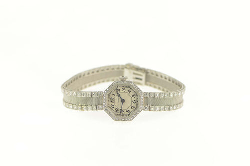2.09 Ctw Tiffany & Co Art Deco Diamond Women's Watch