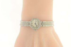 2.09 Ctw Tiffany & Co Art Deco Diamond Women's Watch