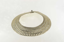 Load image into Gallery viewer, Sterling Silver Massive Thick Chain Collar Statement Necklace 17&quot;