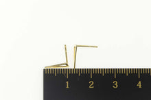 Load image into Gallery viewer, 14K Triangle Geometric Statement Simple Stud Earrings Yellow Gold