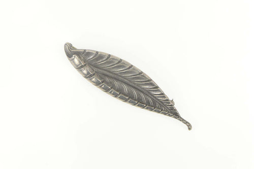 Sterling Silver Cini Black Starr & Gorham Art Nouveau Leaf Pin/Brooch