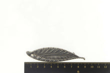 Load image into Gallery viewer, Sterling Silver Cini Black Starr &amp; Gorham Art Nouveau Leaf Pin/Brooch