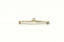 Load image into Gallery viewer, 14K Victorian Diamond Seed Pearl Filigree Pin/Brooch Yellow Gold