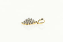 Load image into Gallery viewer, 10K Diamond Accent Marquise Cluster Simple Pendant Yellow Gold
