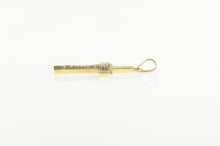 Load image into Gallery viewer, 14K Christian Rosary Accent Cross Faith Symbol Pendant Yellow Gold