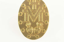 Load image into Gallery viewer, 14K Catholic Virgin Mary Christian Faith Talisman Charm/Pendant Yellow Gold