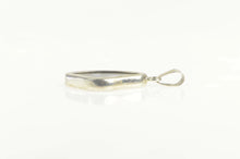 Load image into Gallery viewer, Sterling Silver Butterfly Wing Glass Capsule Statement Pendant