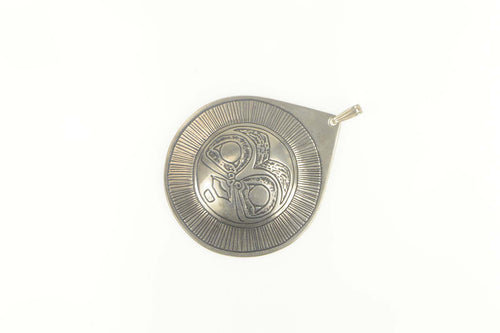 Sterling Silver Danny Dennis Northwest Storyteller Mask Pendant