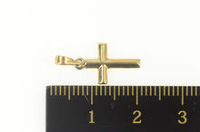 Load image into Gallery viewer, 14K Christian Faith Cross Symbol Jesus Christ Charm/Pendant Yellow Gold