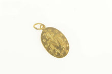 Load image into Gallery viewer, 14K Christian Virgin Mary Jesus Christ Faith Charm/Pendant Yellow Gold