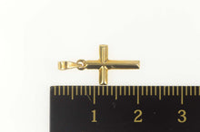 Load image into Gallery viewer, 14K Simple Cross Christian Faith Jesus Christ Charm/Pendant Yellow Gold