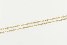 Load image into Gallery viewer, 14K 1.1mm Cable Rolling Twist Spiral Chain Necklace 18.5&quot; Yellow Gold