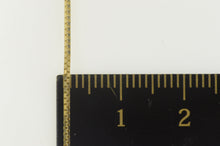 Load image into Gallery viewer, 14K 0.8mm Box Chain Simple Square Link Long Necklace 30&quot; Yellow Gold