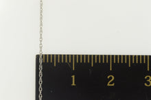 Load image into Gallery viewer, 10K 0.7mm Rolling Rope Link Twist Chain Necklace 19.5&quot; White Gold