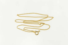 Load image into Gallery viewer, 14K 1.5mm Curb Link Classic Simple Chain Necklace 20.75&quot; Yellow Gold