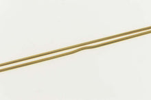 Load image into Gallery viewer, 14K 1.2mm Classic Snake Link Round Chain Necklace 15.75&quot; Yellow Gold