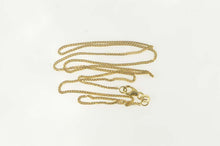 Load image into Gallery viewer, 14K 9.0mm Wheat Palma Squared Chain Link Necklace 20&quot; Yellow Gold