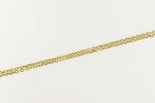 Load image into Gallery viewer, 14K 1.4mm Squared Link Classic Cable Chain Necklace 23.75&quot; Yellow Gold