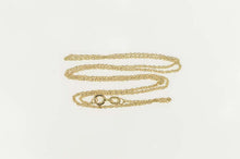 Load image into Gallery viewer, 14K 1.2mm Twist Link Spiral Rolling Chain Necklace 17.5&quot; Yellow Gold