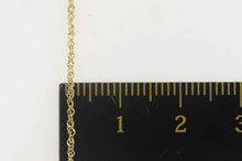 Load image into Gallery viewer, 14K 1.2mm Twist Link Spiral Rolling Chain Necklace 17.5&quot; Yellow Gold