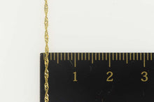 Load image into Gallery viewer, 14K 1.2mm Curb Twist Rolling Flat Chain Link Necklace 17.75&quot; Yellow Gold