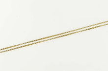 Load image into Gallery viewer, 14K 0.6mm Square Box Chain Simple Long Necklace 25&quot; Yellow Gold