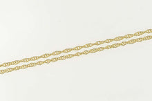 Load image into Gallery viewer, 14K 1.1mm Rolling Cable Twist Link Chain Necklace 18&quot; Yellow Gold