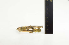 Load image into Gallery viewer, Gold Filled Victorian Elaborate Statement Wrap Bangle Bracelet 6.25&quot;