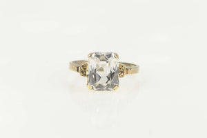 10K 1940's Brilliant Solitaire Travel Engagement Ring Size 6.5 Yellow Gold