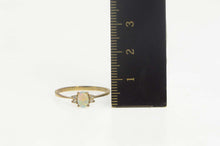 Load image into Gallery viewer, 10K Classic Natural Opal Diamond Engagement Ring Size 8.5 Yellow Gold