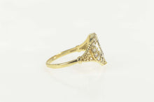 Load image into Gallery viewer, 10K Heart S Monogram Letter Initial CZ Ring Size 7.25 Yellow Gold