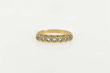 Load image into Gallery viewer, 14K Vintage NOS 1950&#39;s Five Stone Wedding Band Ring Size 5.5 Yellow Gold