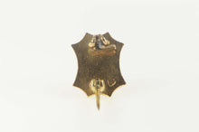 Load image into Gallery viewer, 10K Art Deco Beta Theta Pi Diamond Enamel Lapel Pin/Brooch Yellow Gold
