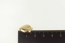 Load image into Gallery viewer, 14K Simple Puffy Heart Forget Me Not Love Charm/Pendant Yellow Gold