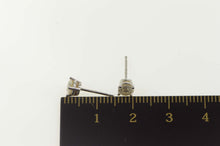 Load image into Gallery viewer, 14K 0.70 Ctw Diamond Round Solitaire Classic Stud Earrings White Gold