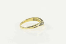 Load image into Gallery viewer, 10K 0.25 Ctw Diamond Chevron Wedding Band Ring Size 6.75 Yellow Gold