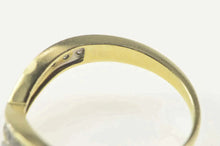 Load image into Gallery viewer, 10K 0.25 Ctw Diamond Chevron Wedding Band Ring Size 6.75 Yellow Gold
