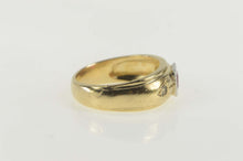 Load image into Gallery viewer, 14K Princess Syn. Ruby Diamond Accent Band Ring Size 6.25 Yellow Gold