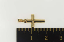 Load image into Gallery viewer, 14K Classic Plain Cross Symbol Christian Faith Charm/Pendant Yellow Gold