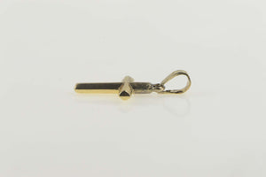10K Simple Classic Cross Christian Faith Symbol Pendant Yellow Gold