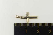 Load image into Gallery viewer, 14K Simple Cross Jesus Christ Christian Symbol Charm/Pendant Yellow Gold