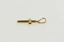 Load image into Gallery viewer, 14K Cross Symbol Christian Jesus Christ Simple Charm/Pendant Yellow Gold
