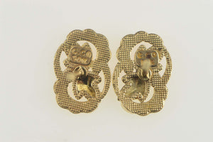 10K Black Hills Leaf Cluster Simple Stud Earrings Yellow Gold